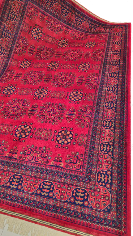 فرش دستباف لاکی طرح قشقایی-شش متری-z377204