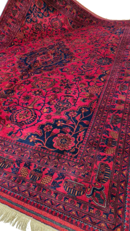 فرش مینیمال لاکی طرح قشقایی-نه متری-z376300