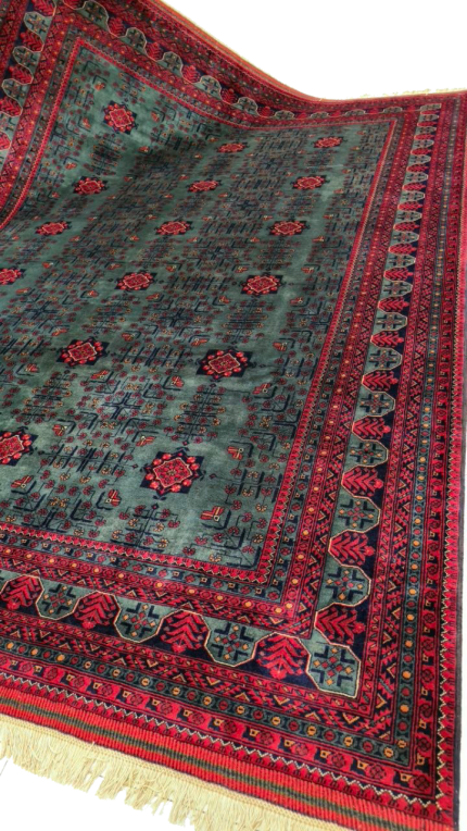 فرش مینیمال لاکی طرح قشقایی-نه متری-z37631